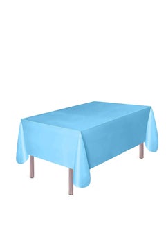 MARKQ Plastic Tablecloth for Rectangle Table 54" x 72" Disposable Table Cover for Bridal Shower Wedding Birthday Party Decorations  - Image 1