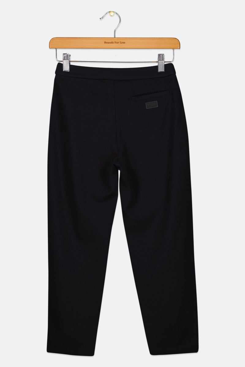 EMPORIO ARMANI Kids Girl Solid Straight Leg Pants, Black - Image 3