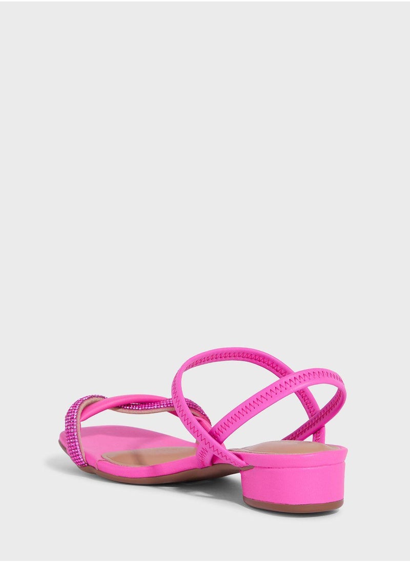 Beira Rio Bailey Ankle Strap Low Heel Sandals  - Image 3