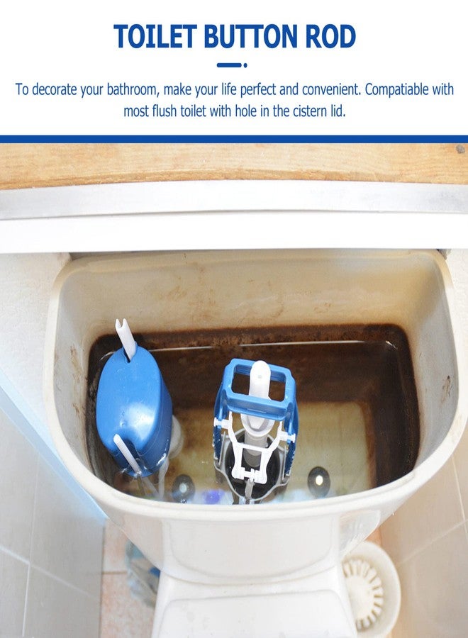 TOPBATHY Single Flush Toilet Water Tank Buttons Toilet Repairing Push Button - Image 2