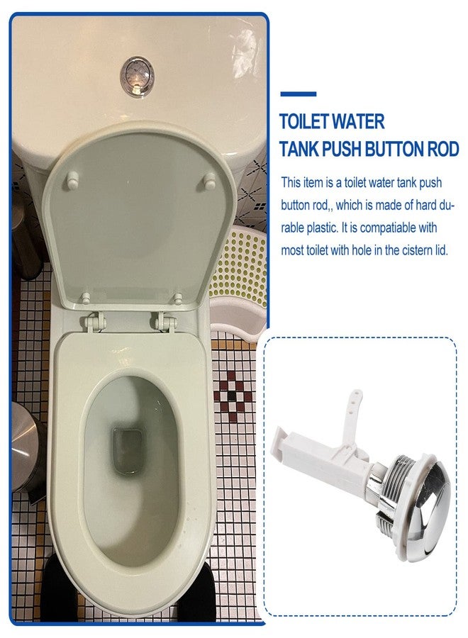 TOPBATHY Single Flush Toilet Water Tank Buttons Toilet Repairing Push Button - Image 3