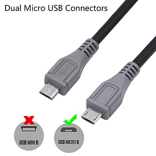CERRXIAN USB Micro Male to Micro Male OTG Adapter Cable (1m) - Image 2