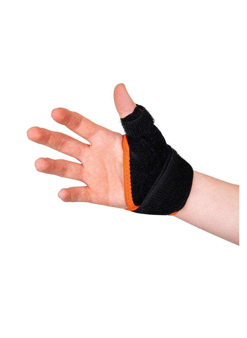 Y&D - Dual Thumb Support Splint for Hand, BlackBerry Thumb, Trigger Finger, Pain Relief, Arthritis, Tendonitis, Sprained and Carpal Tunnel Supporting, Lightweight Breathable (Right Hand) - Image 1