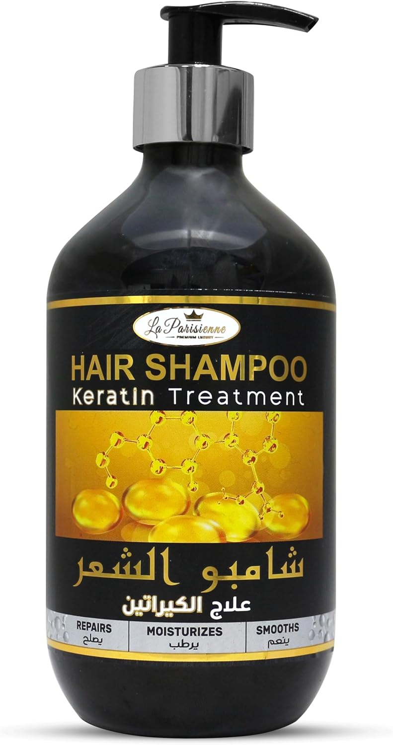 ECOLYTE+ La Parisienne Premium Luxury Hair Shampoo with Keratin Treatment - 500 ml - Image 1