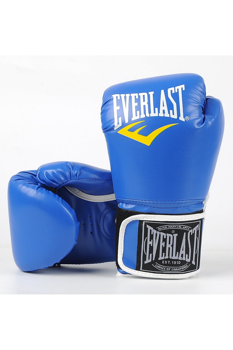 إفرلاست قفازات الملاكمة المهنية للشباب أزرق 6 أوقية. أعمار 7-13 سنة. درجة التدريب والمنافسة. دعم المعصم الديناميكي + تصميم قابل للتعديل للنمو - Image 3