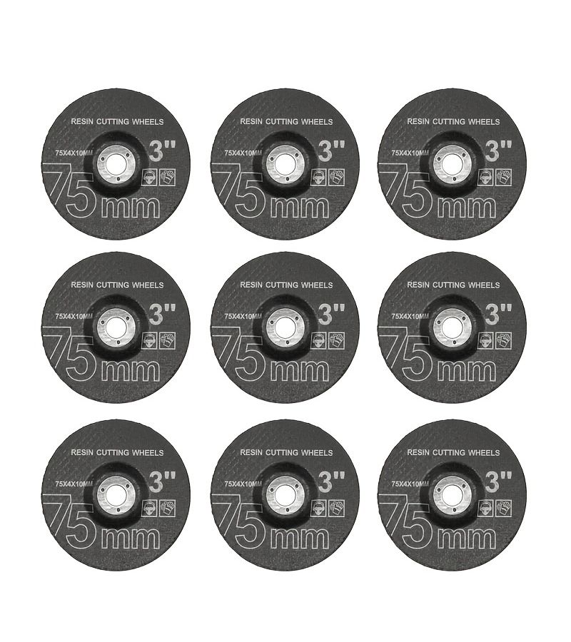 20 Pack 75x4x10mm Resin Grinding Wheel Disc for Metal Rust Removal Deburring Polishing - Image 4