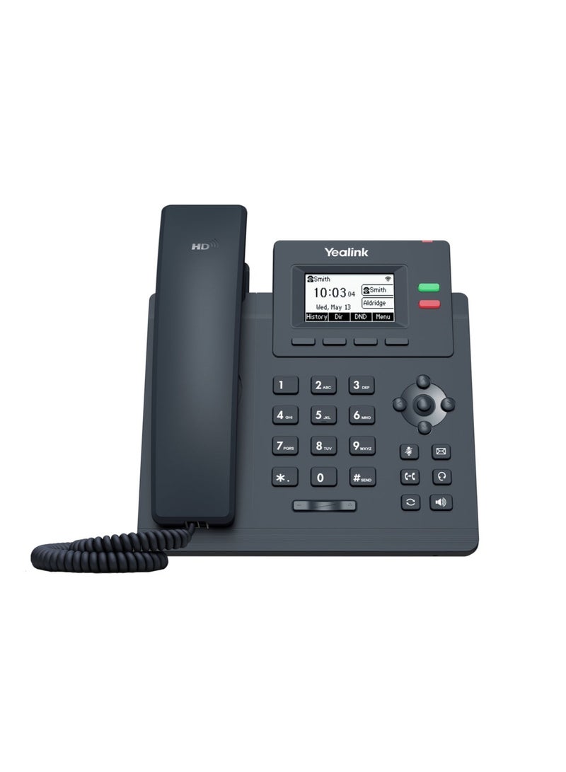 يالينك Yealink SIP-T31W IP Phone - Built-In WiFi, 2.3-Inch Backlit LCD, 2 SIP Lines, HD Voice, for Office & Remote Work Setups - Image 5