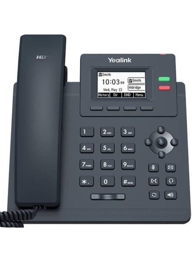 يالينك Yealink SIP-T31W IP Phone - Built-In WiFi, 2.3-Inch Backlit LCD, 2 SIP Lines, HD Voice, for Office & Remote Work Setups - Image 3