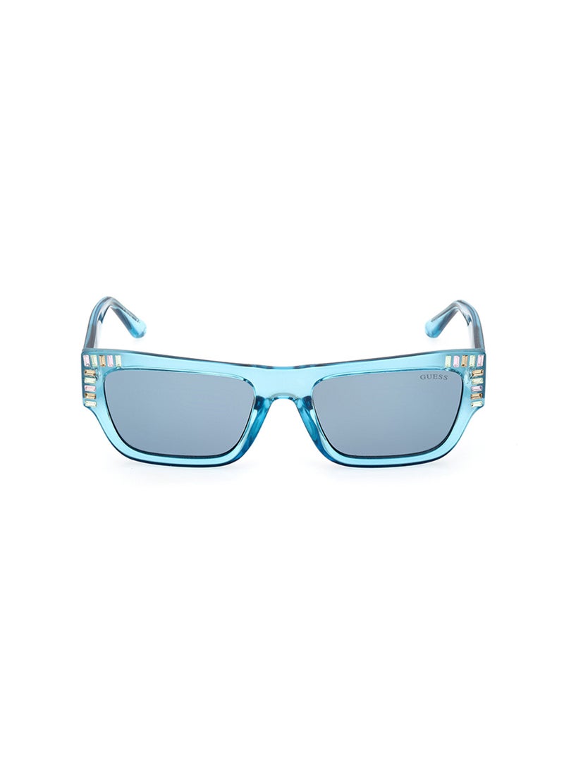 GUESS Women's UV Protection Rectangular Shape Sunglasses - GU790289V53 - Lens Size: 53 Mm - Image 2
