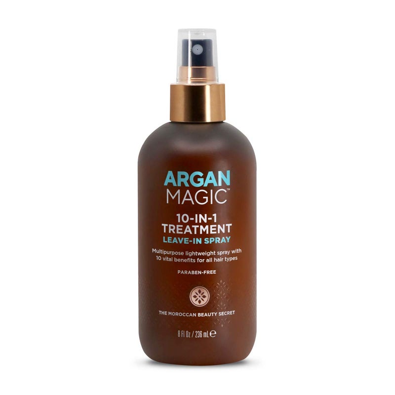 Argan Magic 10 in 1 Hair Treatment & Stylizing Multipurpose Leave in Spray for all Hair Types | Made in USA | Paraben Free | Cruelty Free (8 oz) - Image 5