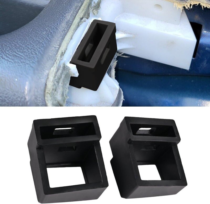 OICCTBF 2Pcs Car Door Arm Rest Switch Panel Clip Repair Kit Accessories for Chevrolet for Silverado for Tahoe for GMC for Sierra for Yukon 2003-2007,Snug fit, and Removable/Reusable (Black) - Image 1