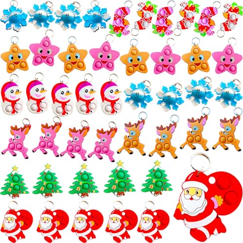PSDFH 100 Packs Funny Christmas Mini Assorted fidgets Toys for Kids Children Classroom Students Gift from TeacherBirthday Party Favors - Image 1