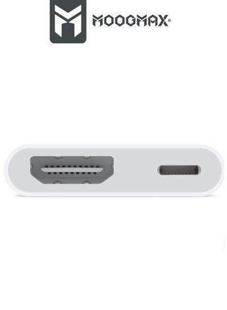Original Lightning To HDMI Digital AV Adapter White. From MOOGMAX. - view 2