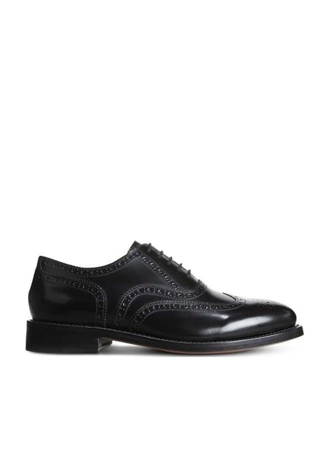 Allen Edmonds Mens Hendrix Wingtip Oxford Black 8 D - Image 1