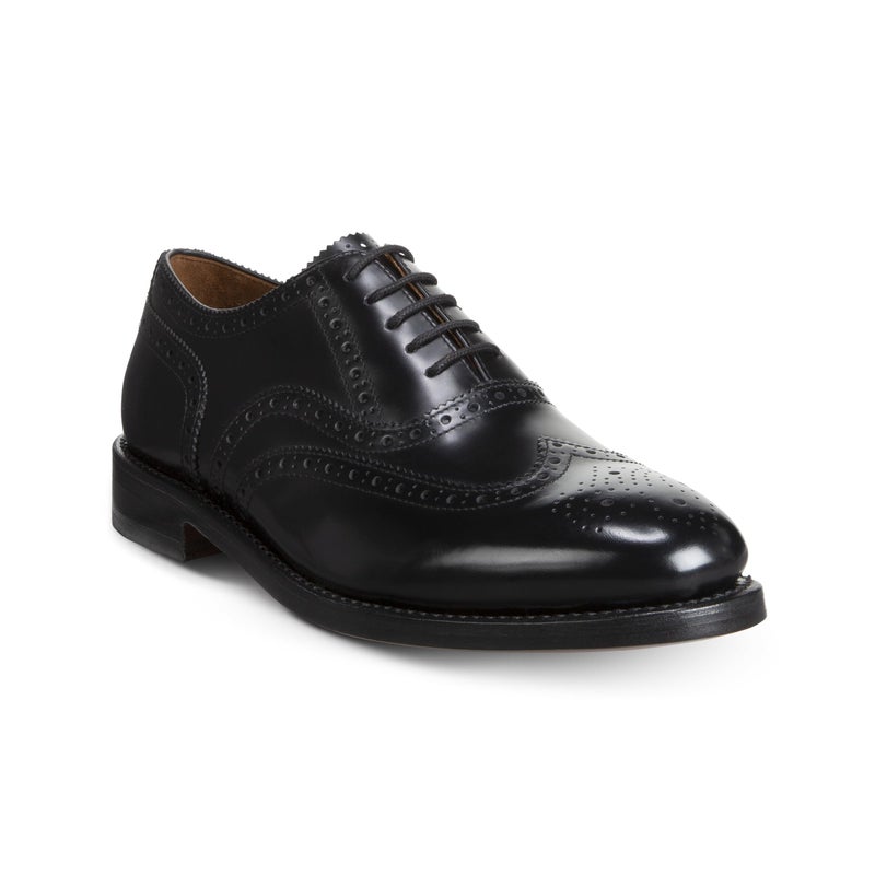 Allen Edmonds Mens Hendrix Wingtip Oxford Black 8 D - Image 3