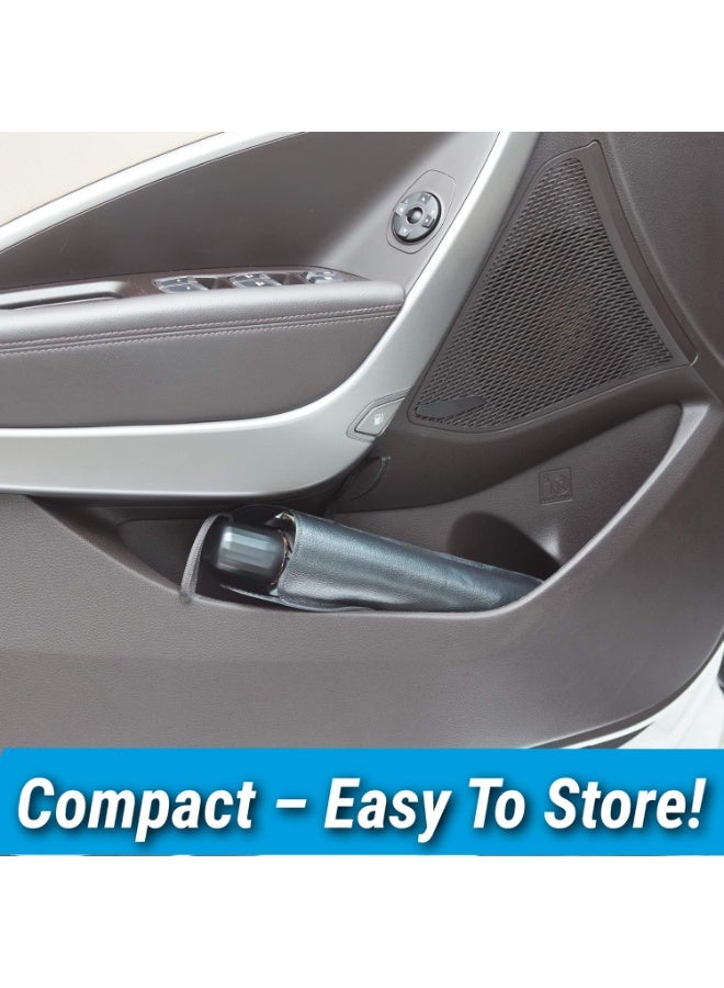 Car Windshield Sun Shade Umbrella – Foldable UV Protection Sunshade for Cars, Heat Insulation Front Window Cover, Portable Auto Sun Blocker, Easy Fold Compact Design for SUV, Sedan & Truck, Keeps Car Interior Cool & Protects Dashboard from Sun Damage - Image 5