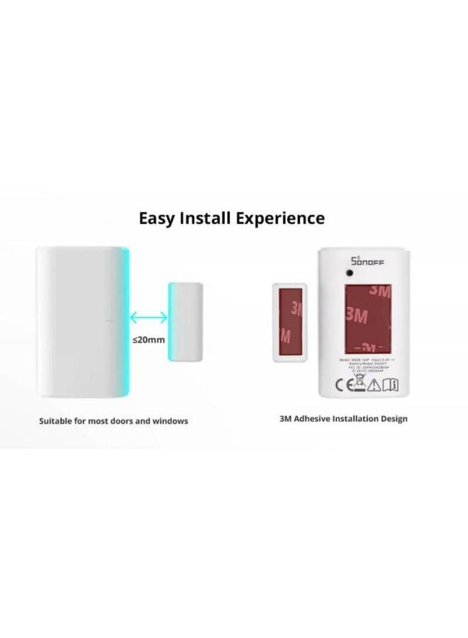 SONOFF SNZB-04P Zigbee Door Window Sensor Local Smart Scene Linkage Tamper Alert Home Security Works With Alexa Google Home - Image 3