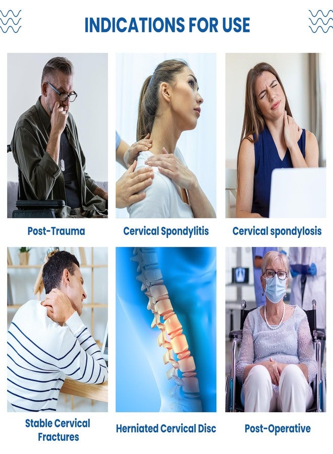 Ossur Miami J Cervical Neck Collar - Relieves Pain & Pressure on Spine | C-Spine Vertebrae Immobilizer | Semi-Rigid Pads for Patient Comfort | MJ-300 Short - Image 3