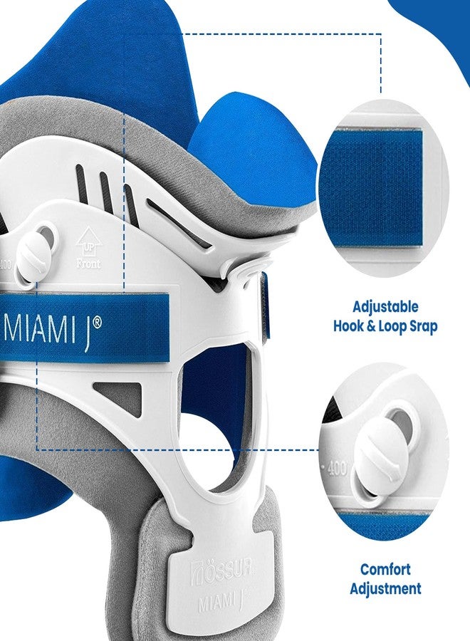 Ossur Miami J Cervical Neck Collar - Relieves Pain & Pressure on Spine | C-Spine Vertebrae Immobilizer | Semi-Rigid Pads for Patient Comfort | MJ-300 Short - Image 4