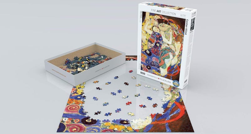 Eurographics 1000-Piece Jigsaw Puzzle - The Virgin by Gustav Klimt - Image 3