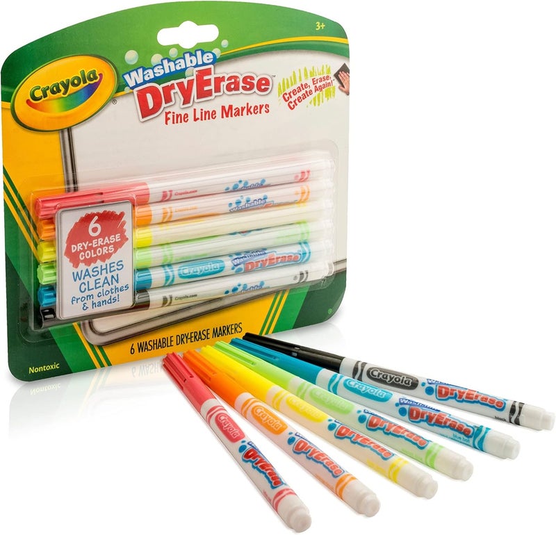 Crayola Dry Erase 6 Pack - Image 2
