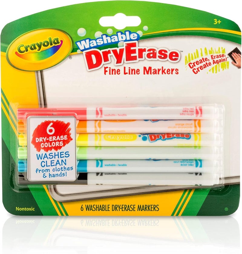 Crayola Dry Erase 6 Pack - Image 1
