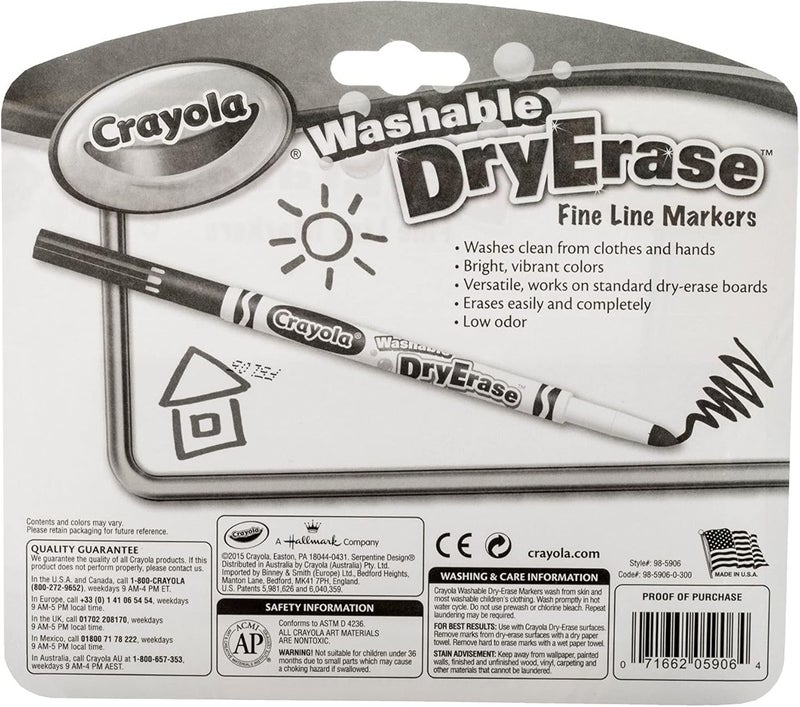 Crayola Dry Erase 6 Pack - Image 4