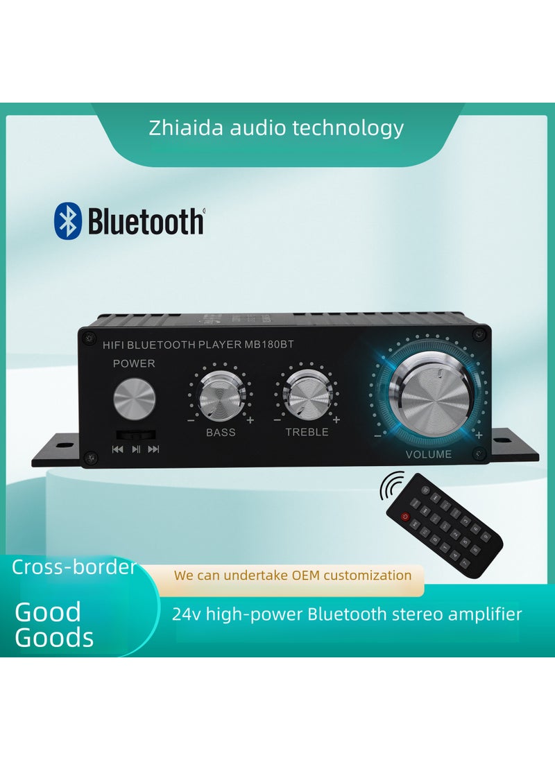 Generic Mini 100W Bluetooth Sound System with USB Playback Black 