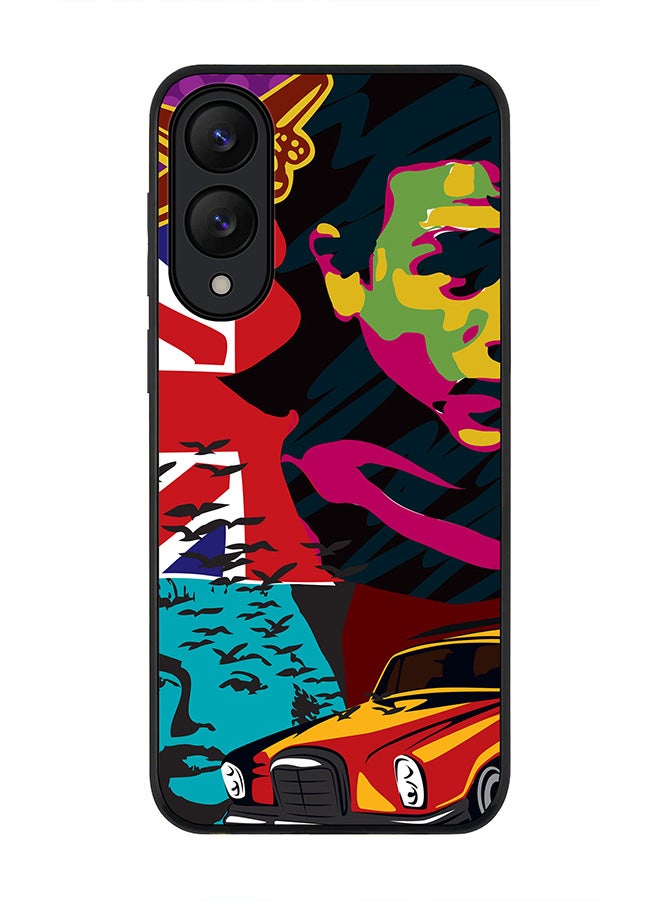 Stylizedd For Samsung Galaxy S25 Edge Case,Slim fit Camera Protection, Shockproof Thin Phone cover  - Retro Spy