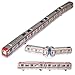 OTONOPI 4 Pcs Toy Train Set Alloy Subway Underground Magnetic Subway Toys Die cast Bullet Train with Magnetic Connectors Linked High Speed Locomotive Engine Toy Car for Kids Age 3 Up - Image 2