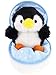 Made By Aliens Snowball Zip up Surprise Egg Stuffed Animal 6 inch Cute and Soft Plush Toy Assortment for Friends Family All Ages Spring Holidays Easter Birthday Penguin - Image 2