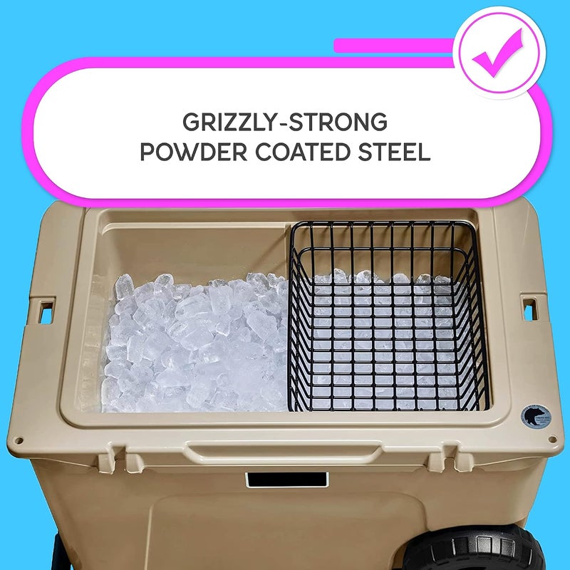 Above Sea Level Cooler Basket for YETI Tundra Haul, YETI Roadie 48, and YETI Roadie 60 - Wire Cooler Rack for YETI Wheeled Coolers - Compatible with YETI Accessories - Image 4