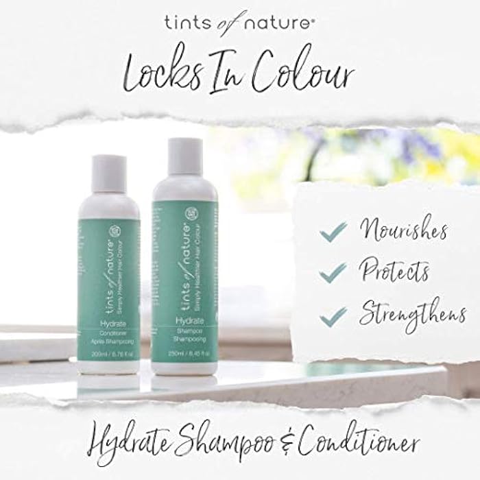 tints of nature شامبو تينتس أوف ناتشر الطبيعي والعضوي للترطيب، تركيبة مرطبة ومغذية بشكل مكثف، ينظف بلطف للشعر الناعم والخفيف، 8.45 أونصة سائلة - Image 4
