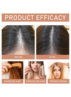 HOEGOA Batana Oil Organic for Hair Growth - Batana Oil for Healthy Hair，Strengthen Hair and Eliminate Breakage,Improve Hair Texture and Shine - with two types Brush for Hair and Hair Crack.30ml  - Image 4