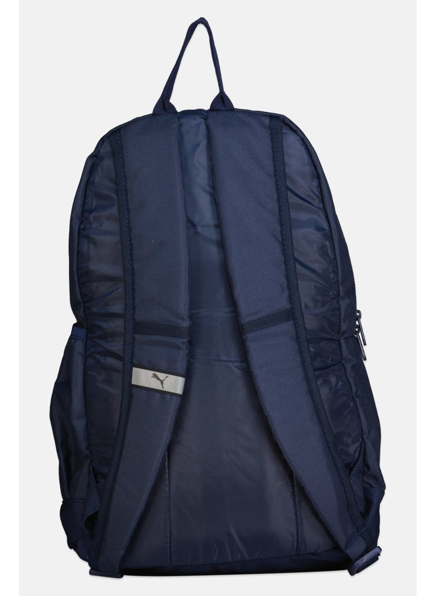 PUMA Men Brand Logo Backpack, Navy  - Image 2