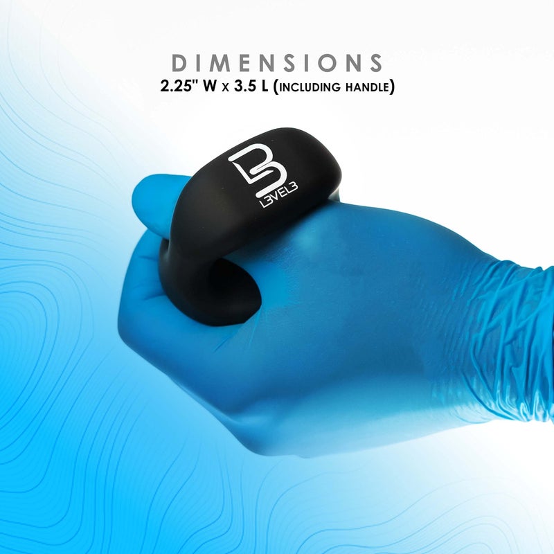 L3 Large Finger Brush - Barber Supplies and Barber Accessories - Gentle for Comfort Yet Firm for Brushing - Nylon Bristles - Use for Clippers and Personal Care - Image 3