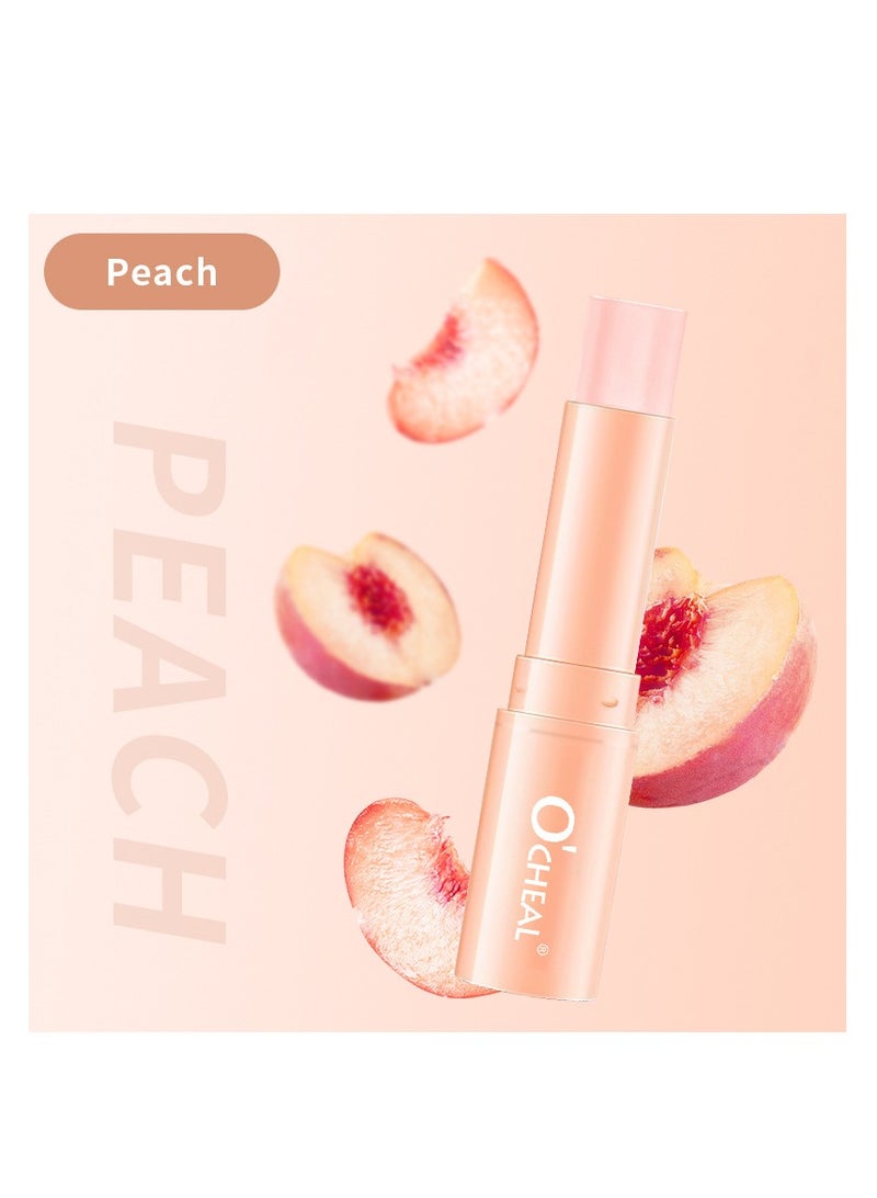OCHEAL OCHEAL Honey Moisturizing Lip Balm Peach Color Moisturizing Primer for Lips Honey Lightens Lip Lines  - Image 1