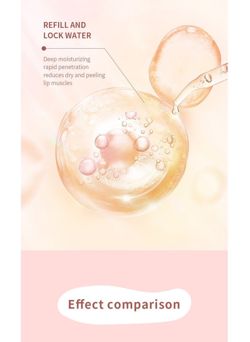OCHEAL OCHEAL Honey Moisturizing Lip Balm Peach Color Moisturizing Primer for Lips Honey Lightens Lip Lines  - Image 4