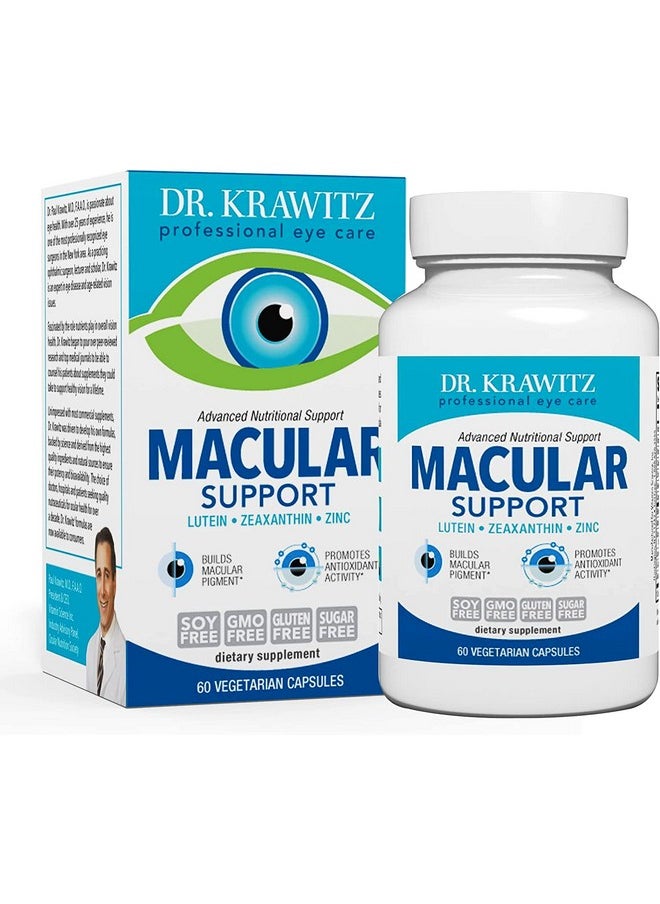 VisiVite Macular Support With Lutein Zeaxanthin Zinc (60 Vegetarian Capsules)  - Image 2
