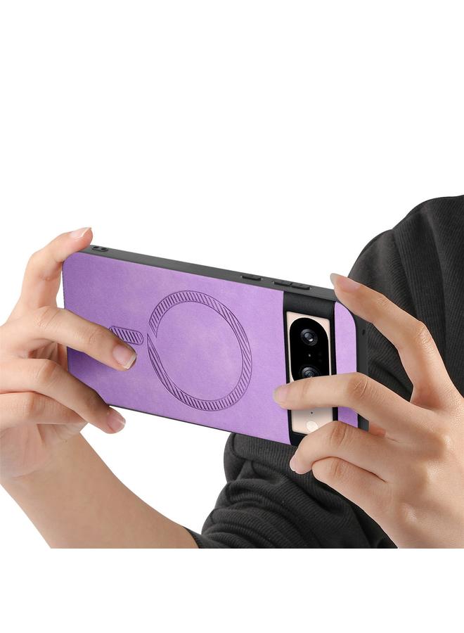 S-TOP Case For Google Pixel 9 / 9 Pro Retro Magsafe Magnetic PU Back Cover Phone Case - Image 4