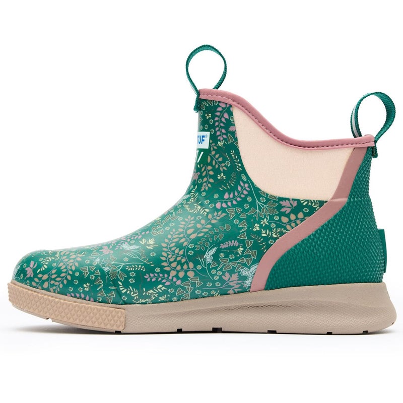 Xtratuf Women's Ankle Deck Boot Sport, Green, Size 9(M) - Image 5