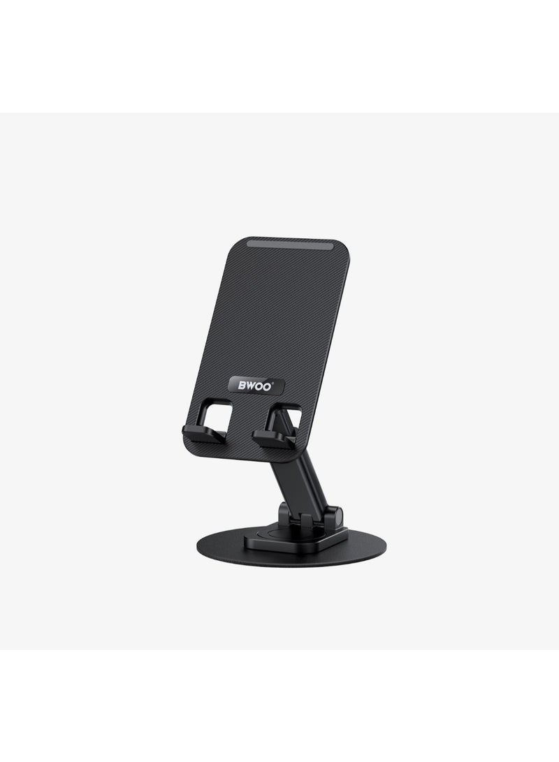 بوو حامل هاتف عالمي قابل للتعديل والطي من Bwoo للاستخدام المنزلي والمكتبي - متوافق مع iPhone وiPad وSamsung وVivo وHuawei والمزيدحامل هاتف عالمي قابل للتعديل والطي من Bwoo للاستخدام المنزلي والمكتبي - متوافق مع iPhone وiPad وSamsung وVivo وHuawei والمزيد - Image 1