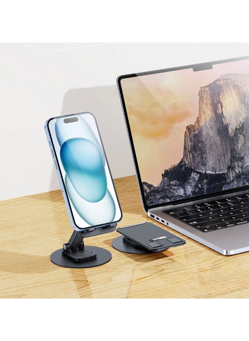 بوو حامل هاتف عالمي قابل للتعديل والطي من Bwoo للاستخدام المنزلي والمكتبي - متوافق مع iPhone وiPad وSamsung وVivo وHuawei والمزيدحامل هاتف عالمي قابل للتعديل والطي من Bwoo للاستخدام المنزلي والمكتبي - متوافق مع iPhone وiPad وSamsung وVivo وHuawei والمزيد - Image 3