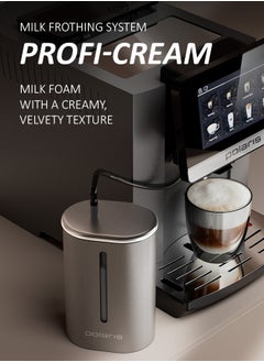 Polaris Coffee Machine, 1500W, Touch Display, 20 Bar Italian Pump, 1.8 Liter Tank Capacity, 19 grind levels, 3 Year Warranty  - Image 4