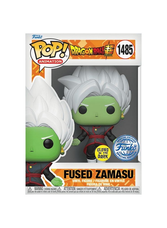 Funko Funko Pop! Dragonball Super Fused Zamasu (Glows in The Dark) Vinyl Figure #1485 Special Edition Exclusive Collectibles, 74395  - Image 1