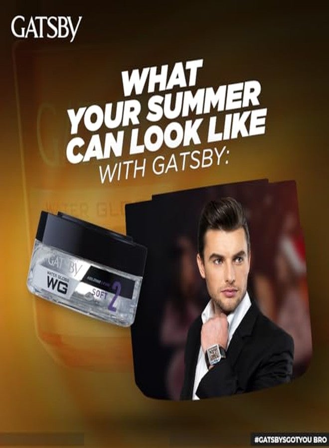 Gatsby Japan Water Gloss - Soft, 150gm each (Pack of 2) | Hair Gel for Men - Image 3