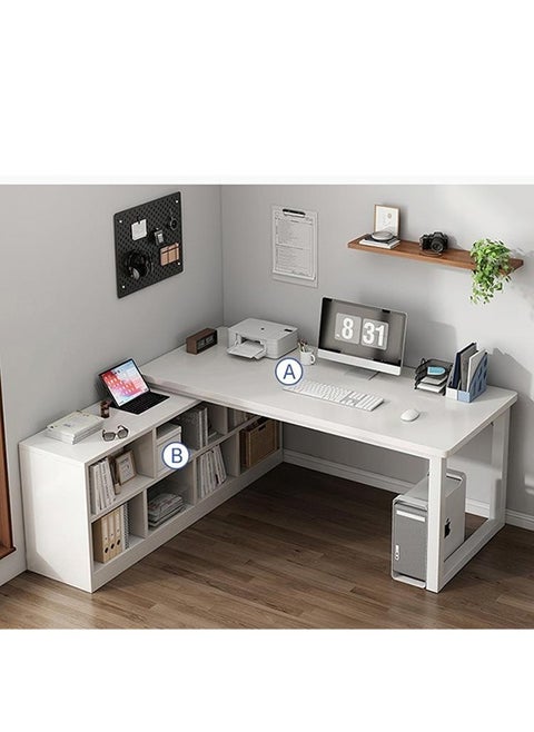 Computer and Multifunction Table Home Office Workstation 120 CM with 3 Drawers