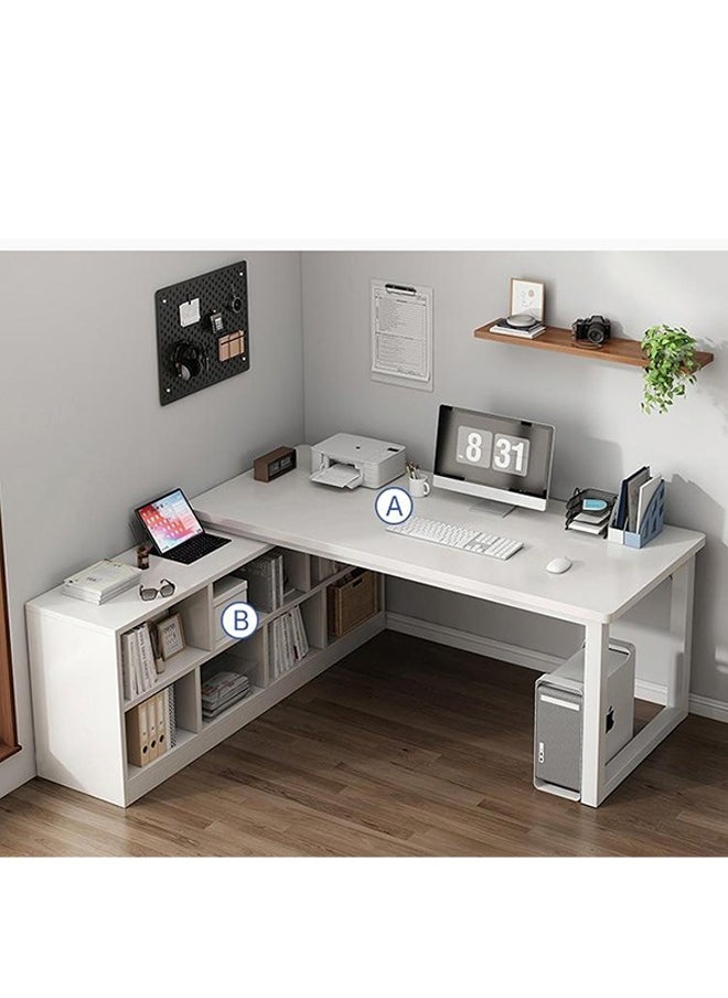 KLNAMAEAAN - Computer and Multifunction Table Home Office Workstation 120 CM with 3 Drawers - Image 1