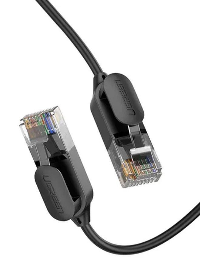 Connected Network Cable Super Category 6 10-gigabit Computer Router Black 5m  - Image 1