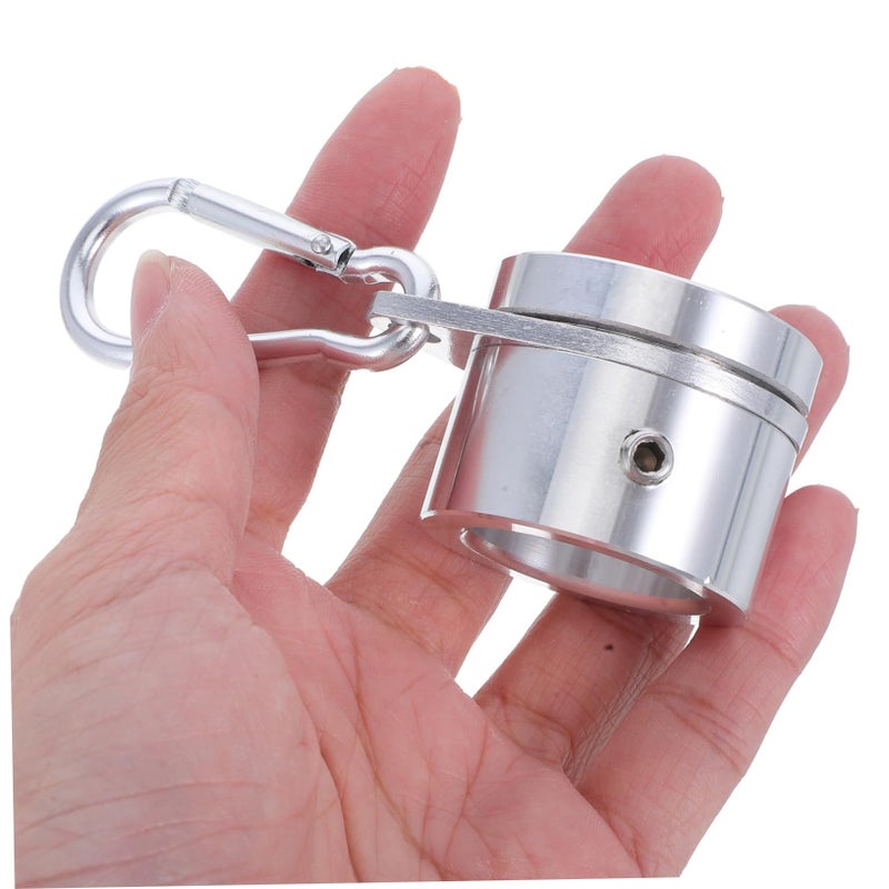 Aluminum Alloy Flag Pole Rings 1 Inch 360 Degree Rotating Anti Wrap Mounting Clips Easy Installation For Outdoor Yard And Garden Flags - Image 4